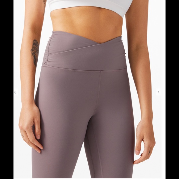 Lululemon Align Crop 21" Cross Lunar Rock - Picture 3 of 10